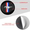 Car Sticker Hot For Ford 4pcs 56mm Car Wheel Hub Center Cap Emblem Stickers For Ford Mustang spoiler Shelby GT 350 500 Cobra e F