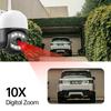 Cameră de Supraveghere Video CCTV 4G SIM Card IP 5MP WiFi PTZ Impermeabilă 1080P Securitate Urmărire Automată Viziune Nocturnă