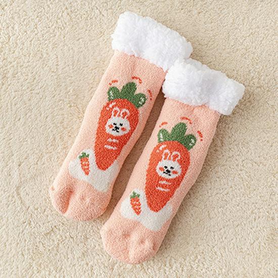 Women's Fleece-Lined Lambswool Home Socks - Warm, Thick, Cozy for Winter & Christmas