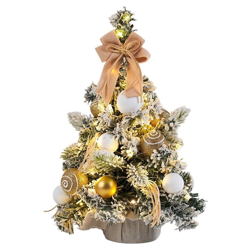Mini Christmas Tree 2026 Home Desktop Decor Photo Prop Small Xmas Table Ornament