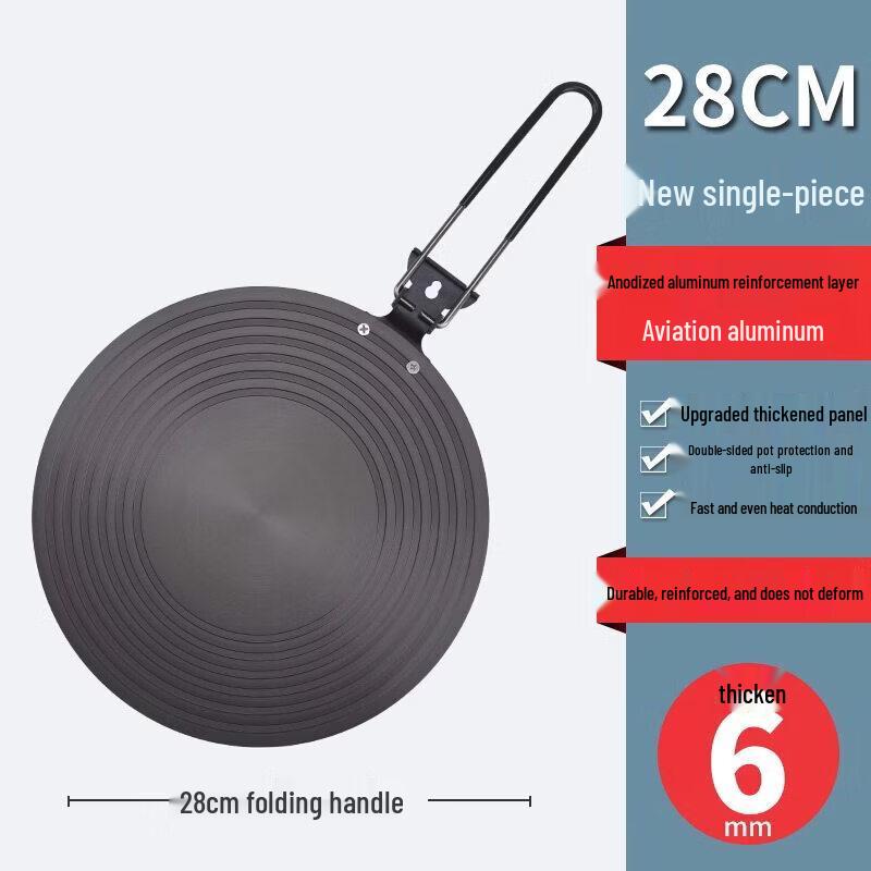 UOSO Cast Iron Heat Diffuser Plate for Gas Stoves