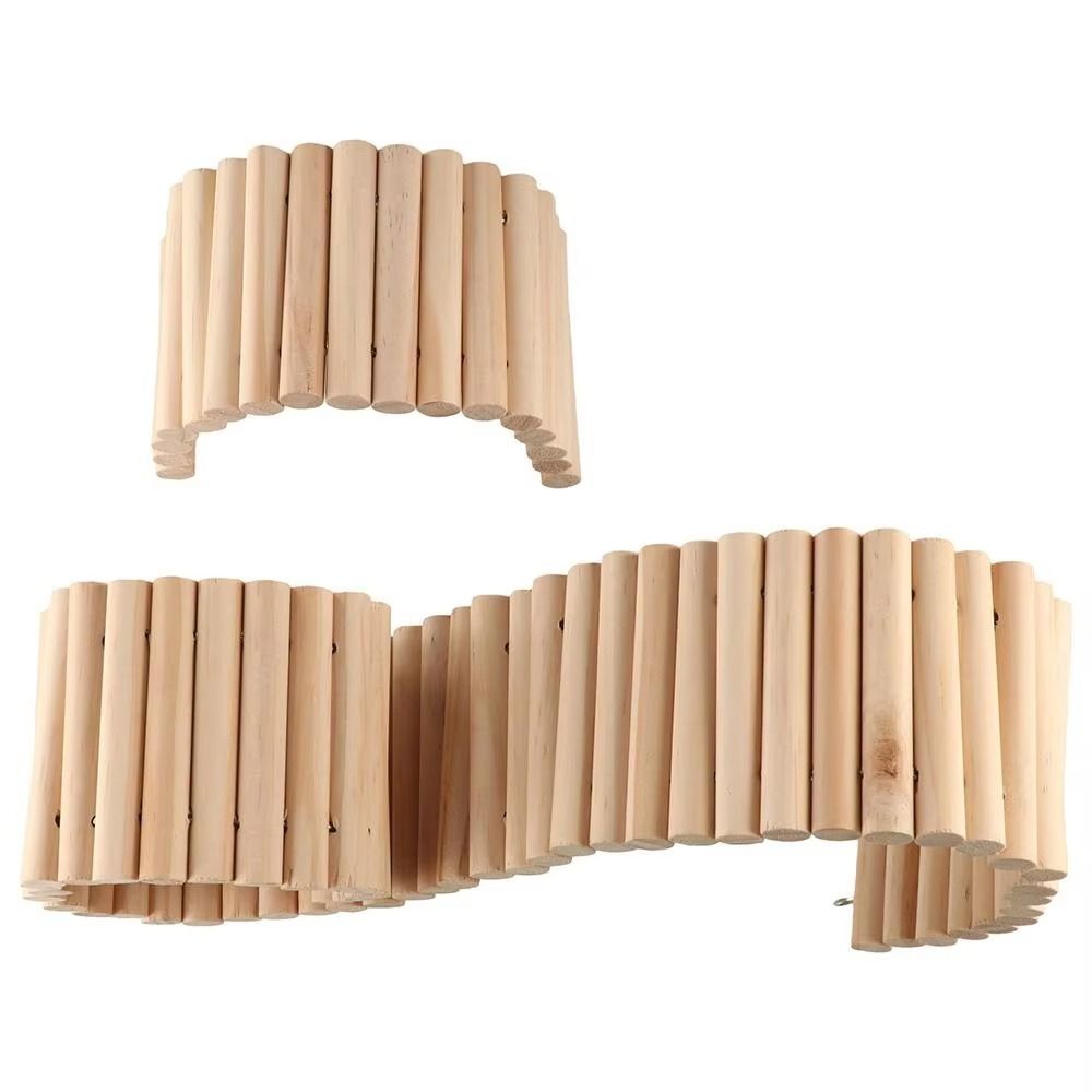 1Pcs Wire Series Connection Hamster Climbing Ladder Easy To Install Multifunctional Suspension Bridge Cage Decoration Wooden