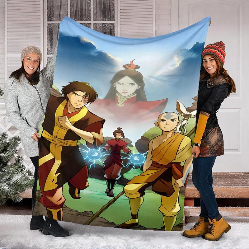Avatar The Last Airbender1 Printed Throw Blanket—lightweight,soft,warm;versatile Blanket for All Seasons—perfect As &air-conditioning Throw,nap Blanke