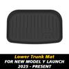 For New Tesla Model Y Launch 2025+ Juniper TPE Floor Mats & Cargo Liner All Weather Trunk Mats Floor Liner Seat Backrest Mats