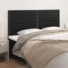 VidaXL Headboard Bedroom Furniture Bed Accessories Single Bed Heads Interior Bed Frame Heads Black 200x5x118/128 3116300