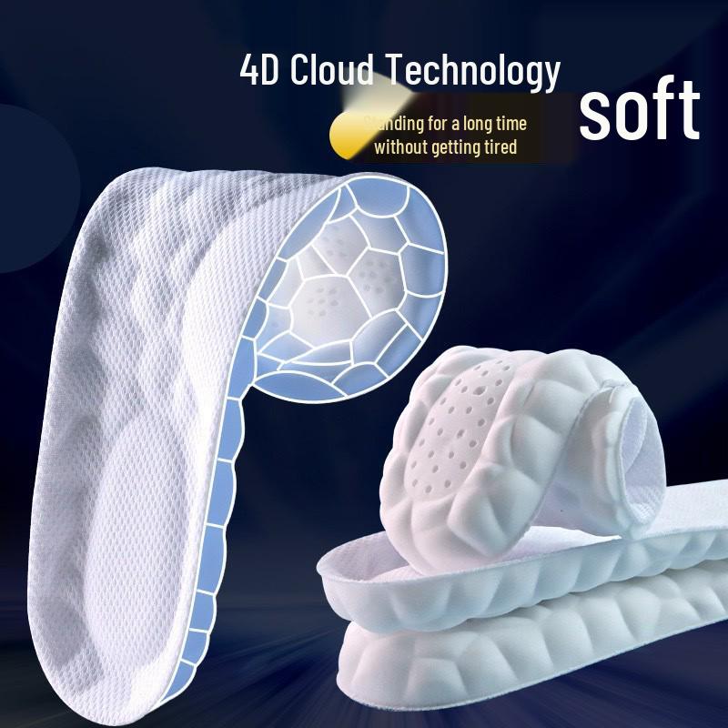 Cloud Massage Air Cushion Insoles - Breathable, Sweat-Absorbent, Cut-to-Fit for Long Standing Comfort