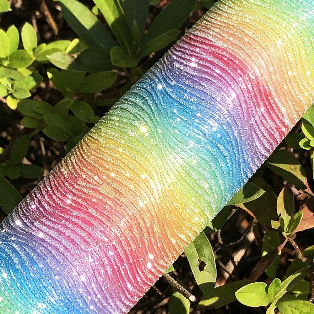 Handmade DIY Fabric Ironing Cloth Non Stick Gradient Beads Fuse Beans Glitter Baking Cloth Reusable Glitter Flower Pattern