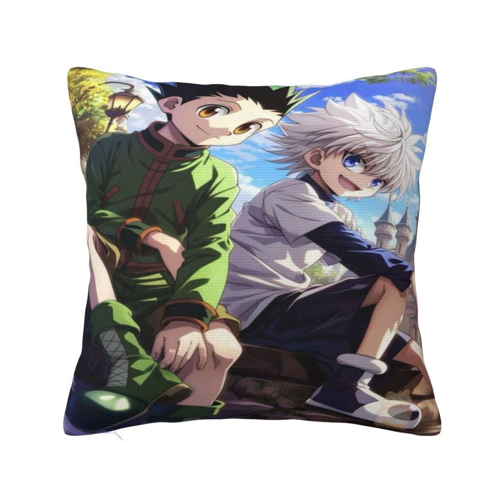 Home Decoration HXH Gon And Killua Hunter Pillowcase Merch Pillow Cover Square Multi Size