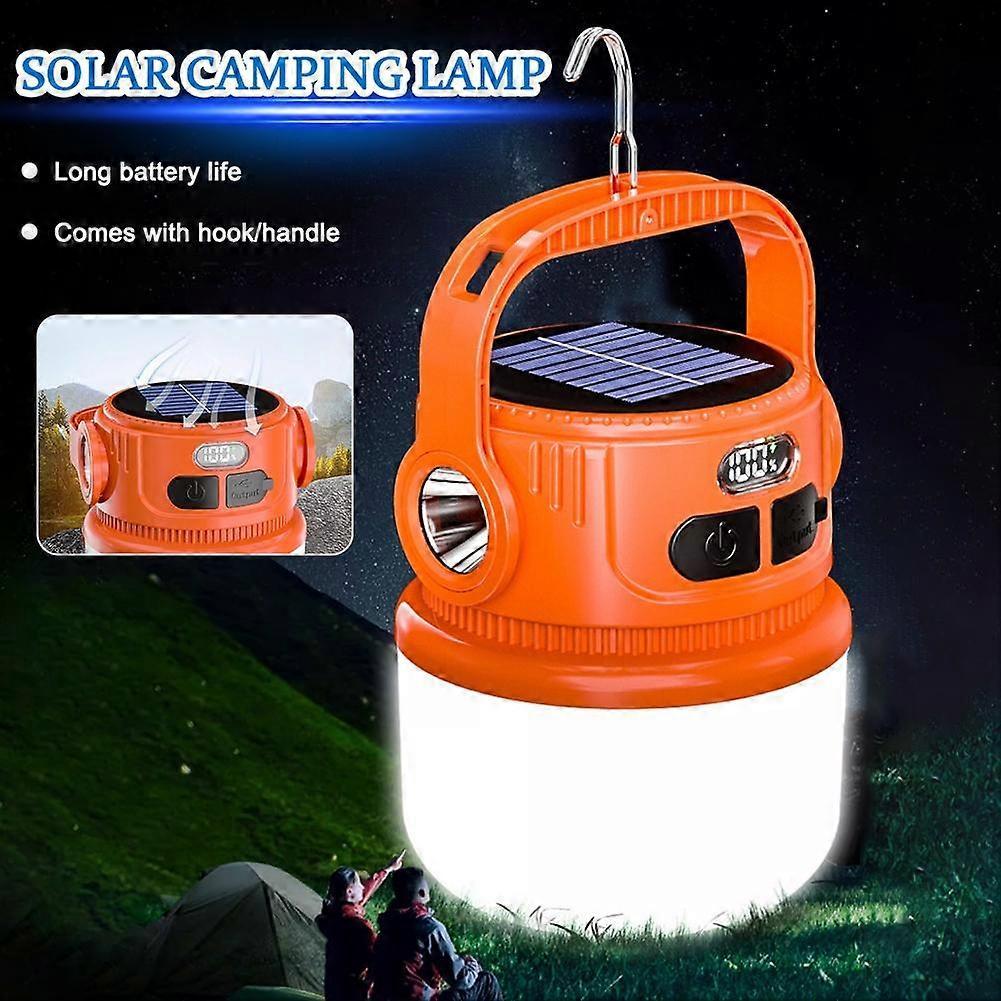 Solar Powered Outdoor Camping Light Long Battery Life Strong Light