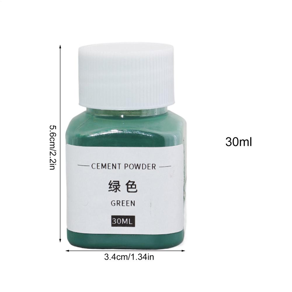 Cementový prášek barvivo na beton 30ml sádrový pigment barvivo na sádrovou omítku tmel spárovací hmota keramická mléčná barva barvení