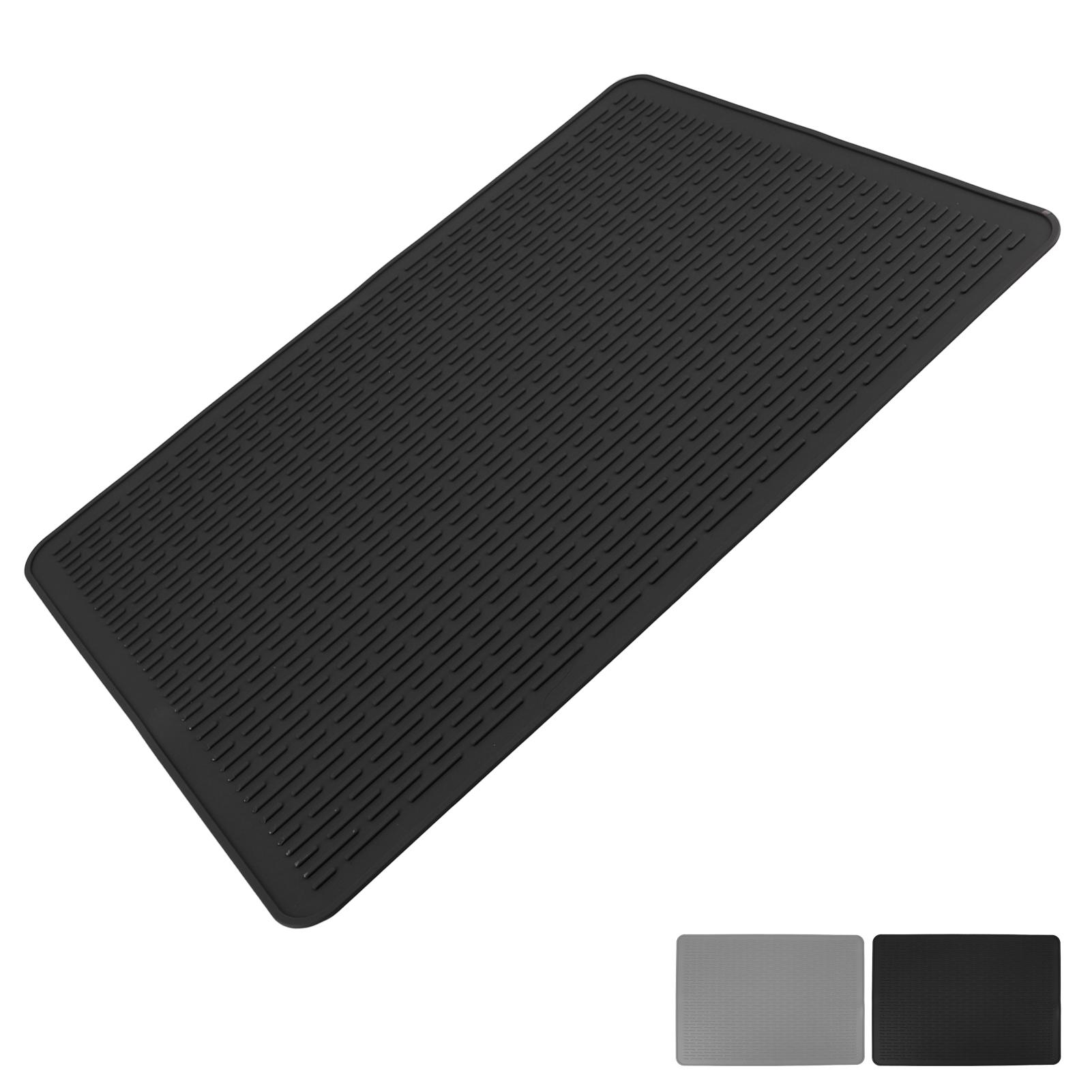 Коврик для сушки посуды Силиконовый нескользящий термостойкий коврик для мытья посуды — фото 9