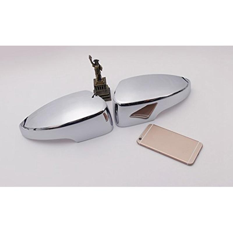 A51K-Spiegelkappen Rückspiegel Außenabdeckung für Ford Escape Kuga 2013- Chrom 2 Stück