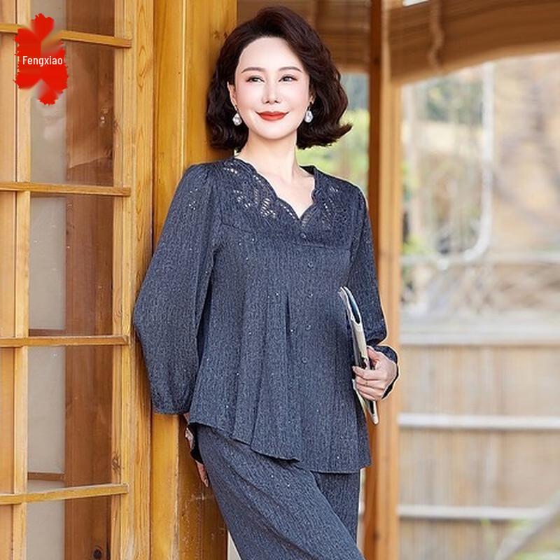 Women s Spring Fashion Two-Piece Set 4XL