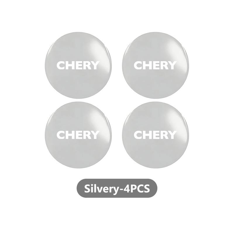For Chery Car Wheel Center Sticker Wheel Center Hub Cap Badge Decoration Decal Fulwin QQ Tiggo 3 5 T11 A1 A3 A5 Amulet M11