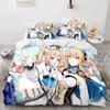 3D Print Genshin Impact Anime Game Bedding Set Double Twin King Duvet Cover Comforter Pillowcase Boys Girls Adults Bedroom