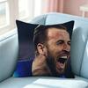 The British Empire Star HHarry Kane Pillow Case Square DoubleSided Sofa Cushion Cover Bedroom Bedside Pillow