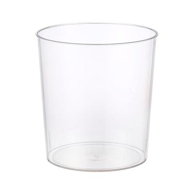 Transparent Trash Can Clear Garbage Container Bin Large Capacity Plastic Wastebasket for Bathroom