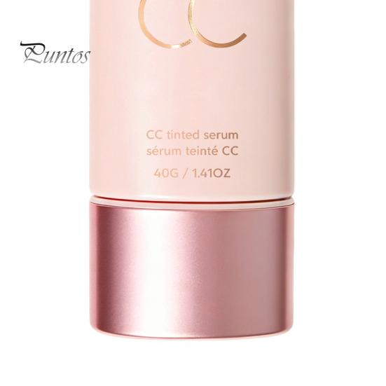 Natural Finish Makeup Cream 40G Color Correcting Tinted CC Cream, Lightweight Buildable Coverage Hyaluronic Acid Facial Skin Tone Balancing