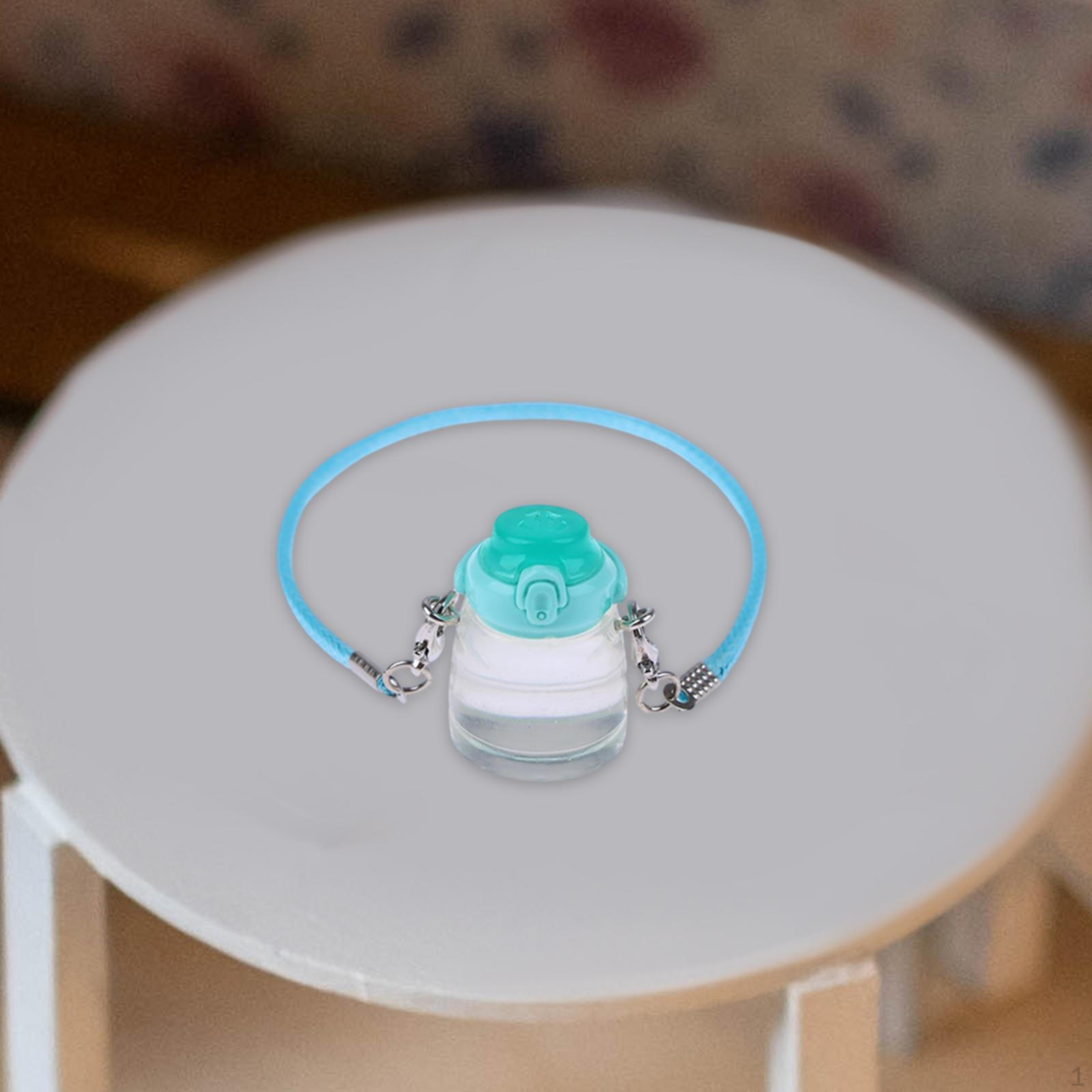 

1/12 Кукольный домик Миниатюрный стакан для воды Мини-стакан для моделирования Аксессуары для микроландшафта синий