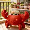 Handmade Crab Pen Holder Plastic Makeup Brush Holder Funny Flower Planter  Home Office