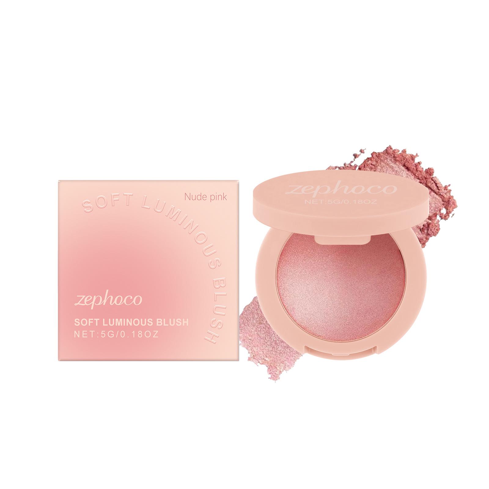 Zephoco Nude Pink Micro-Luminescent Lightweight Blush