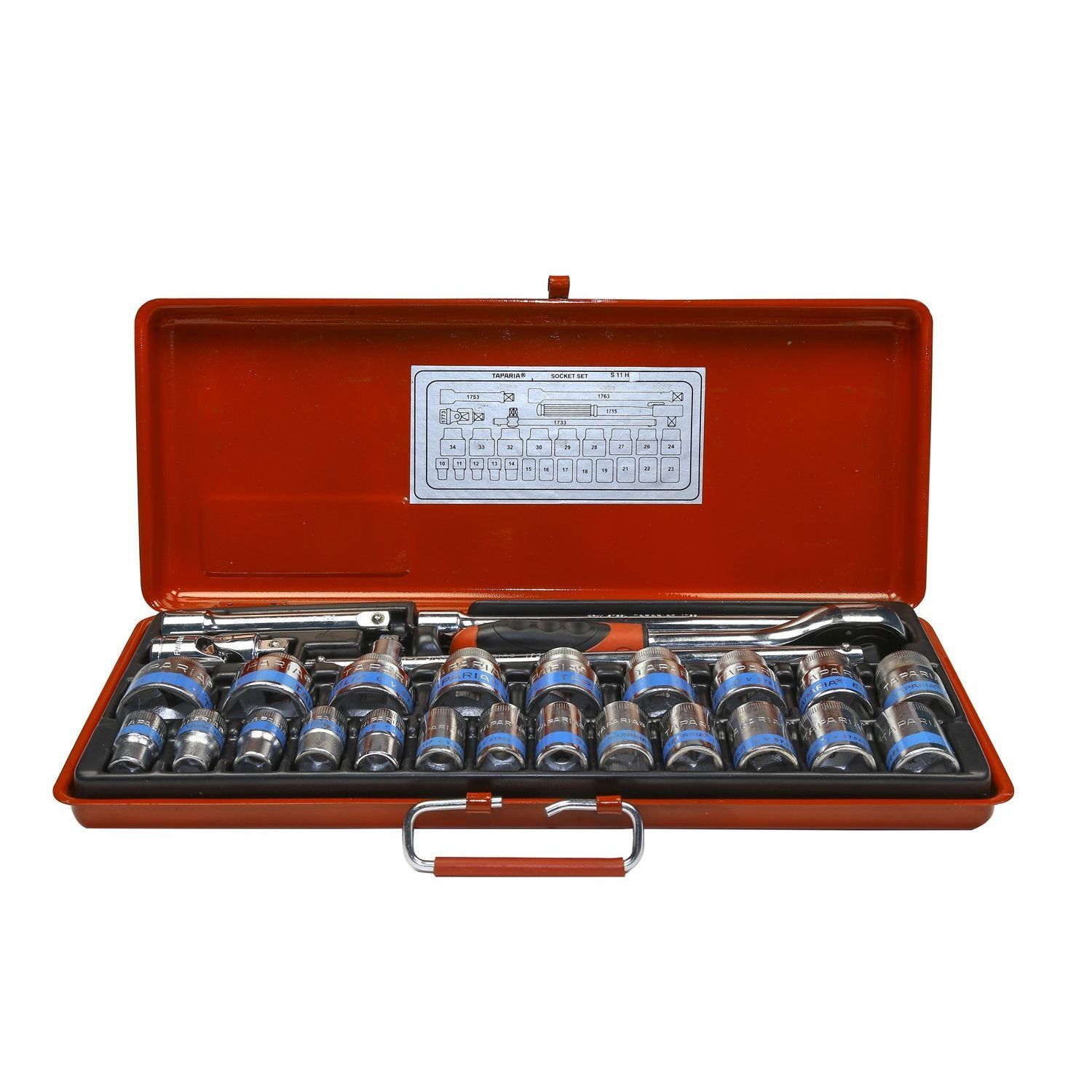 

S11H Набор торцевых головок с квадратом 1/2 дюйма Ручной инструмент для профессионалов (Пакет из 1)