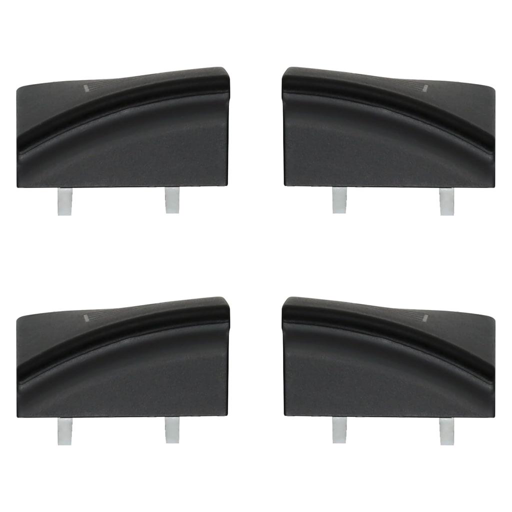 4Pcs Front Driver Window Switch Button Cap Fit for Mercedes-Benz C-Class E-Class GLK W204 W212 E220 C180 C200 C220 C300 C250 W166 Driver Side Front