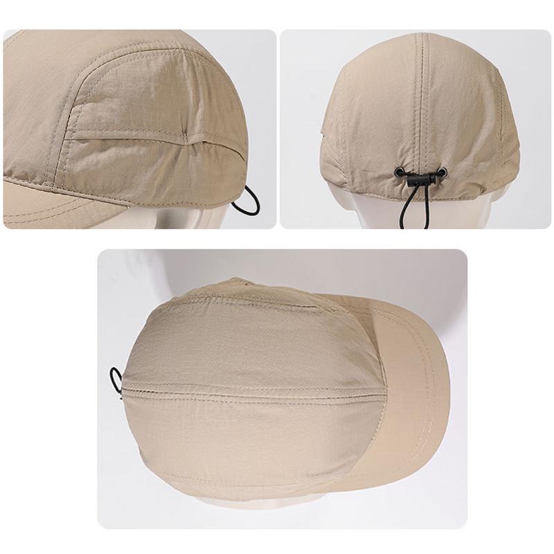 Spring Lightweight Quick-Drying Baseball Cap Unisex Solid Color Outdoor Sports Breathable Sunscreen Cap