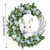Akryl Dekor Vår Väggbonad Skumägg Påskgirlang Påskhare Krans Dörrhängare