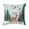 Decorative Cushion Cover Forest Wildlife Pattern Pillowcase Forest Animal Throw Pillows Cases Home Decor Sofa Car Pillow Cover