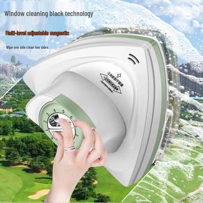 Strong Magnetic Triple-Layer Glass Cleaning Squeegee for High-Rise Windows