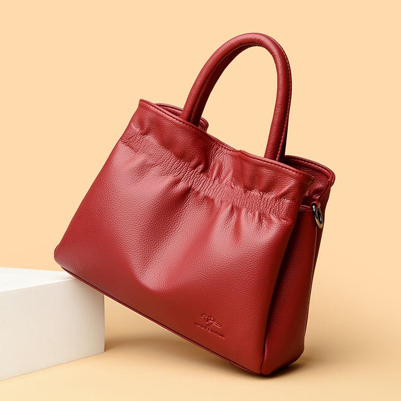 Fashionable Women's Handbag Cloud Pleated Single Shoulder Crossbody Bag Large Capacity