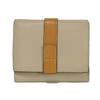 Used 12695 Trifold Wallet C660S26X03 7942 Honey Trio Color Greige Anagram Embossed Light Oat Unisex from Japan AUTHENTIC