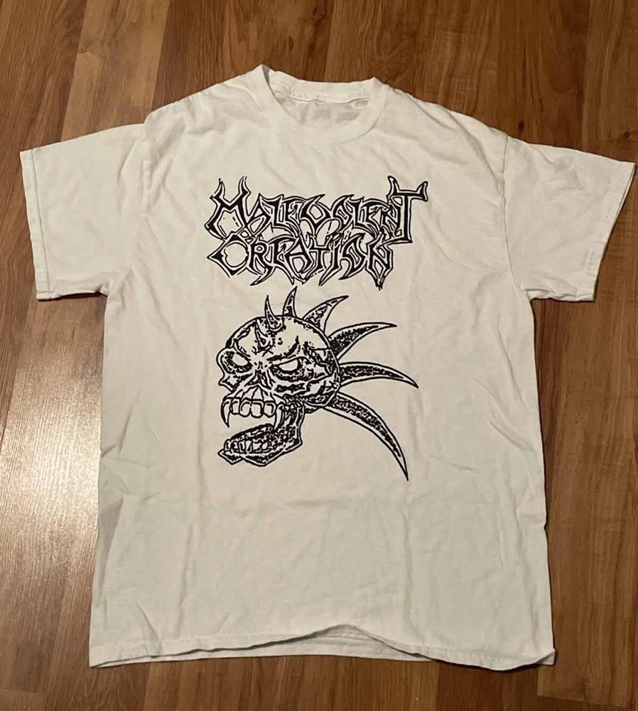 

MALEVOLENT CREATION Band Skull Shirt White Classic Unisex S-5XL JU835 Unisex T-Shirt M