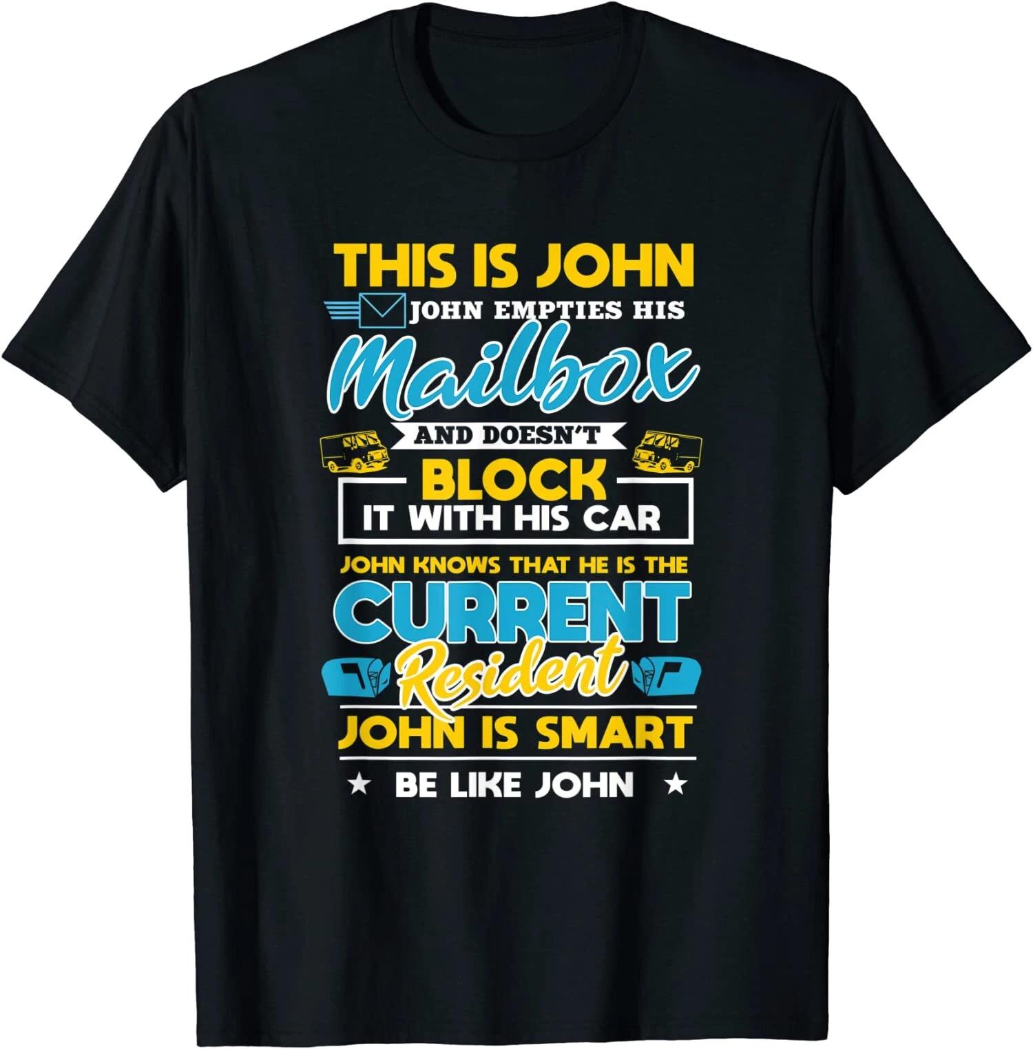 Postal Worker Gifts Funny Mail Carrier Ma!lman Post Office Great T-Shirt S-3XL S