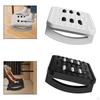 180° Adjustable Office Footrest, Double Row Massage Rollers, Textured Surface, Non-Slip