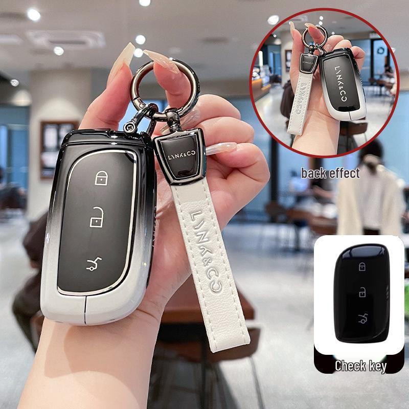 Lynk & Co Z20 Z10 900 Metal Car Key Case Shell - High-End 2025 Fully Enclosed Design