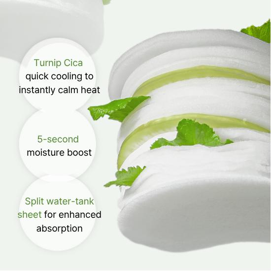 DR.G Red Blemish Turnip Cica Icing Pad 60 Sheets / 190ml