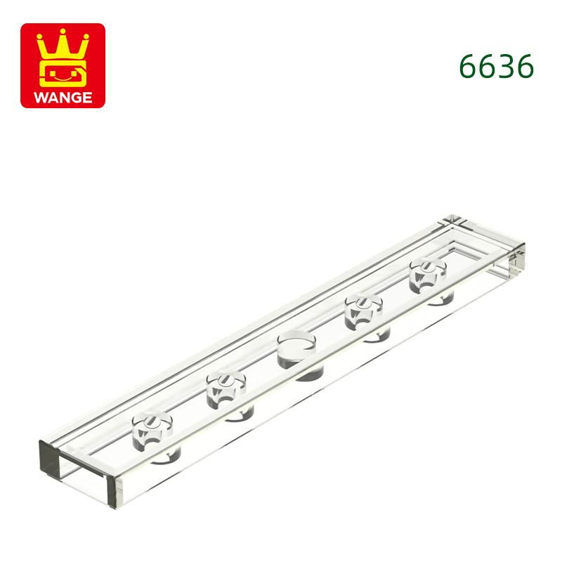 121Pcs/lot 6636 1x6 Tile Building Block Moc Classic Accessories Compatible with Brick Children Toys Gift Box