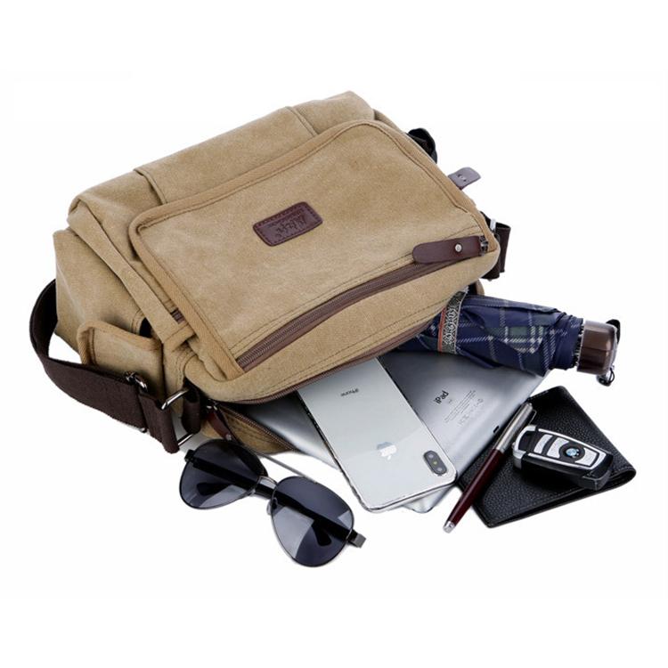 Borse a tracolla da uomo in tela Borsa a tracolla maschile di moda
