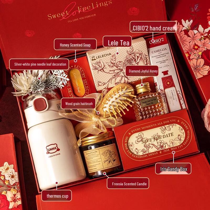 Monet Garden Glass Cup Gift Set