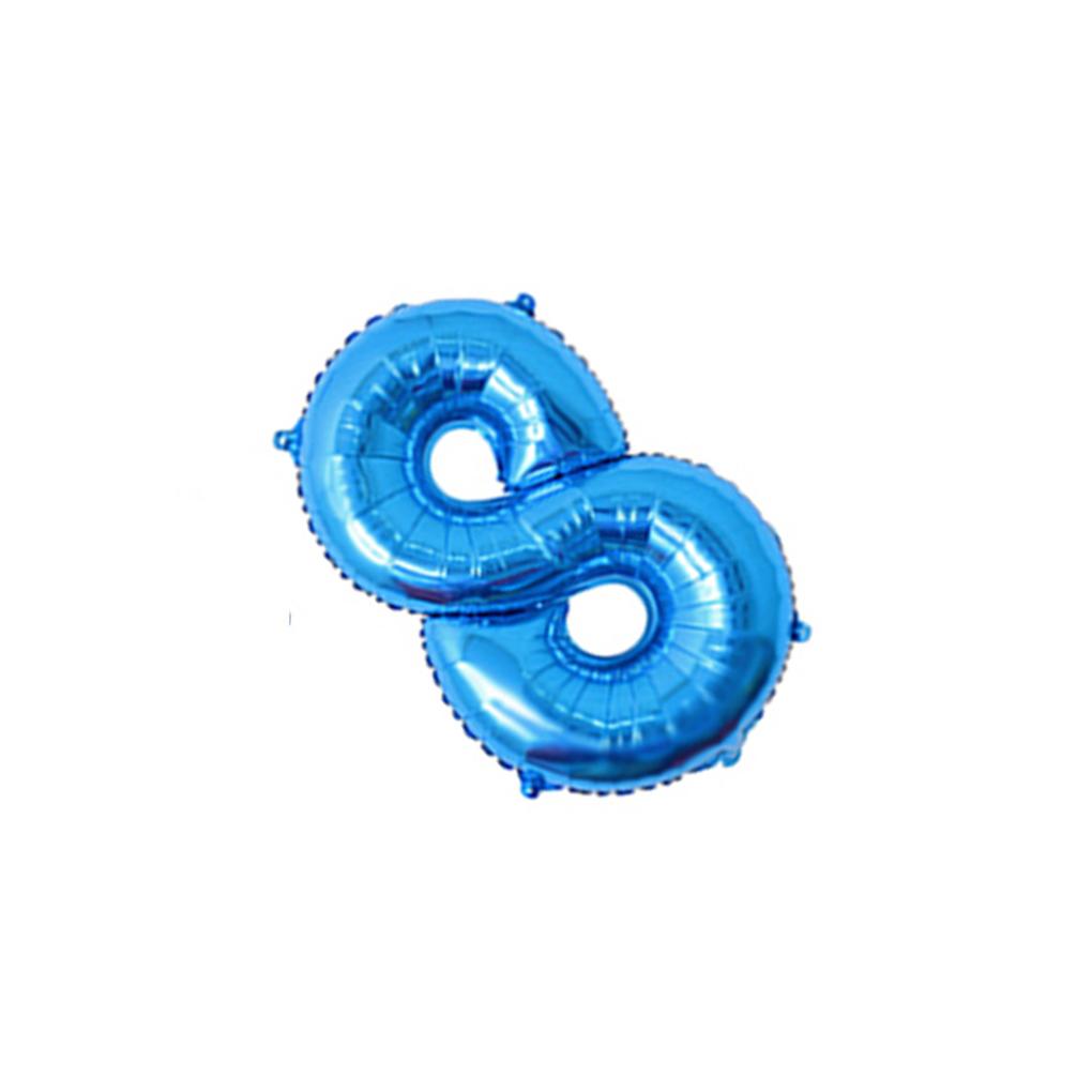 Party Balloon Aluminum Foil Number Balloon Wedding Birthday Party 16-inch Decoration