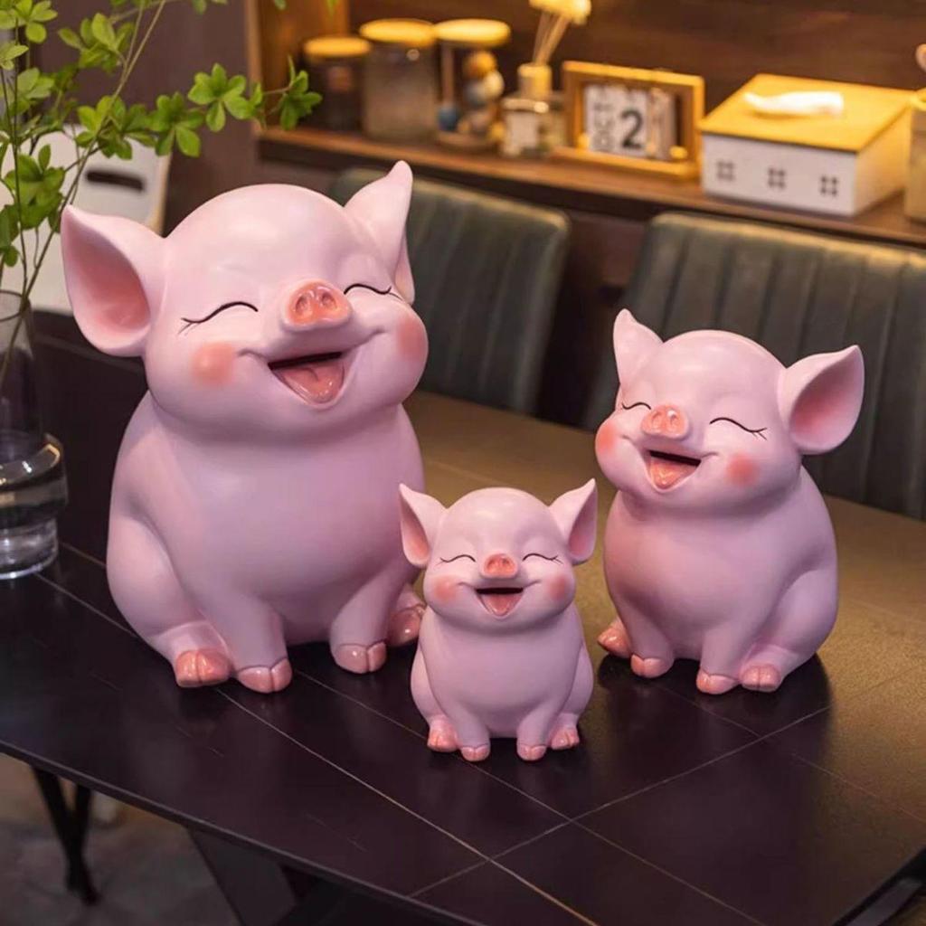 Entzückliches Sparschwein: Cartoon-Schwein-Sparschwein & Dekor-Geschenk