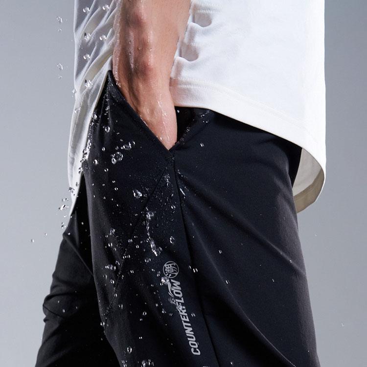 Li-Ning Outdoor CF Waterproof Windproof Quick-Dry Softshell Pants Men Bottoms Black AYKW115-4
