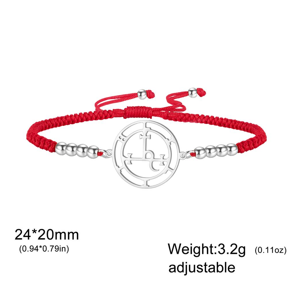 Mýtický sigil Lilith Náramek Nerezová ocel Judaismus Bohyně Lilith Náramky Ženy Muži Šalamounův Amulet Šperky Dárek