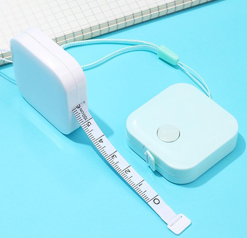 2M Portable Tape Measure Small Jewelry Measurement Ruler for Weight Loss Medical Body Measurement Tailor Measure Clothes Waist