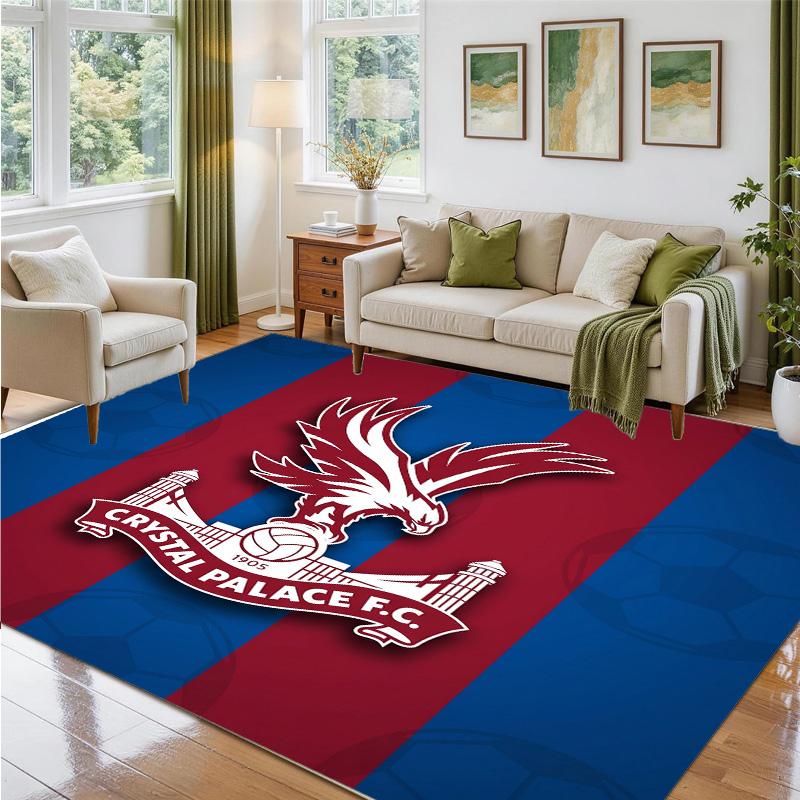 Crystal Palace Design Crystal Velvet Rug Soft Decorative Mat for Bedroom Entrance