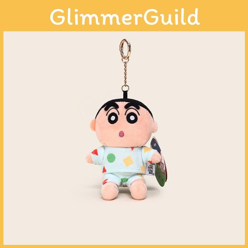 Sitting Crayon Shinchan Dynamic Superhero Plush Keychain Cartoon Pendant Anime