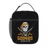 Goonies Lunch Bag Reusable Portable Cooler Thermal Lunch Box Oxford Bento Tote Bag for Work Travel Picnic