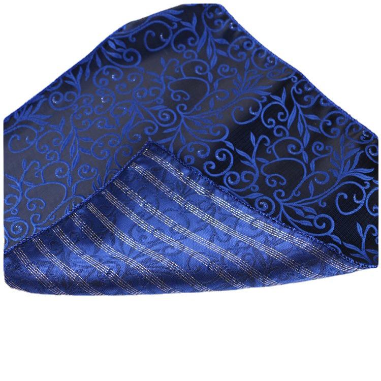 Men's Pocket Square: Customizable Logo Pattern Handkerchief for Gentleman, Evening Accessories